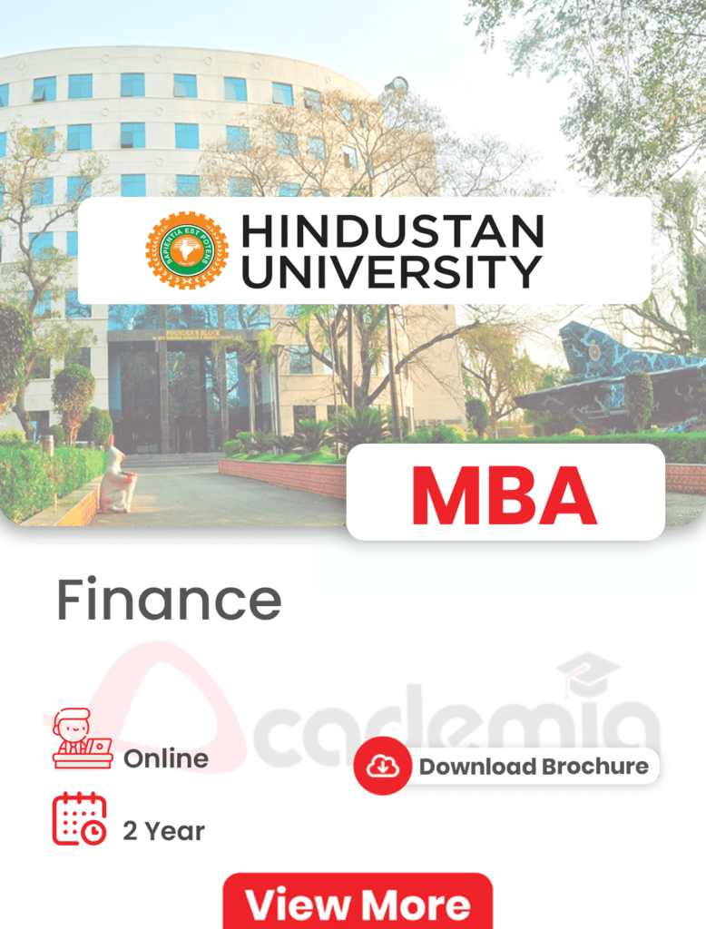 MBA Finance Distance and Online Education in Trivandrum